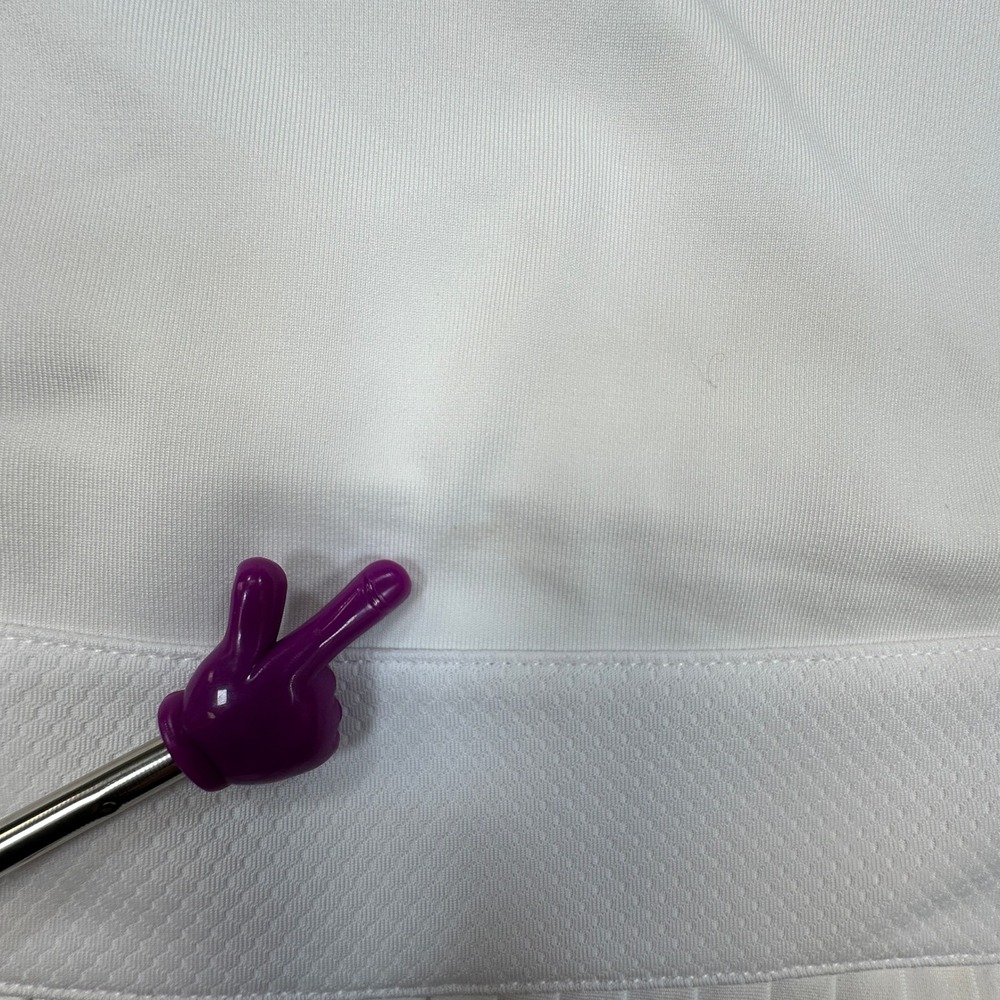 Vineyard Vines Pleated Tennis Dress Womens M White Stretch Pickleball NEW READ - Picture 9 of 13